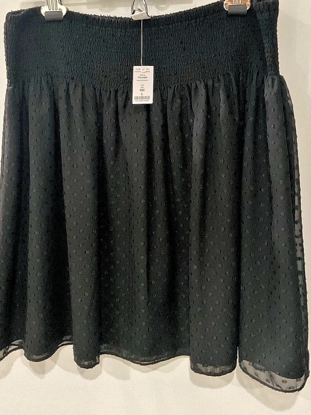 White House Black Market Black Mini Skirt NWT